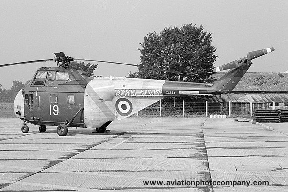 Royal Navy Yeovilton Station Flight Westland Whirlwind HAS.7 XL853 (1967)