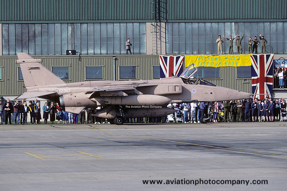 RAF Sepecat Jaguar GR.1 XZ367 at RAF Coltishall (1991)