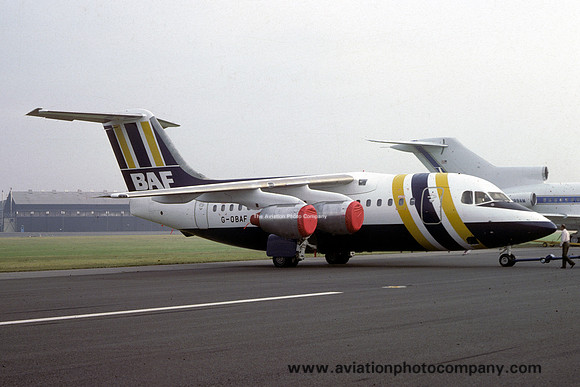 British Air Ferries BAe 146-100 G-OBAF (1982)