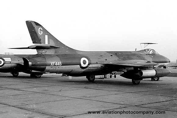 RAF 208 Squadron Hawker Hunter FGA.9 XF445/G (1967)