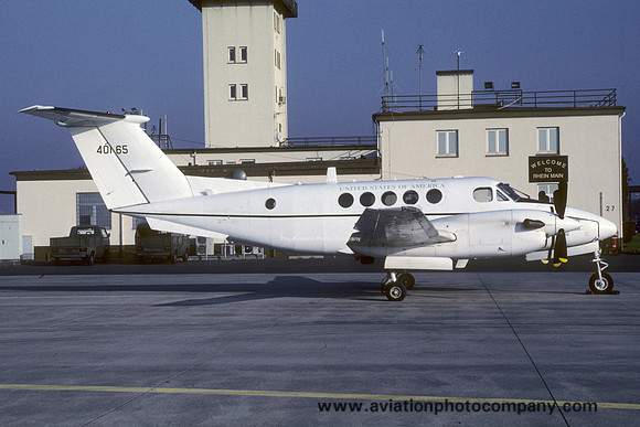 US Army 214 Avn Beech C-12F Huron 84-00165 at Rhein Main (2000)