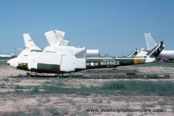 US Marines HML-167 Bell UH-1N 158265 at MASDC Davis Monthan (1978)