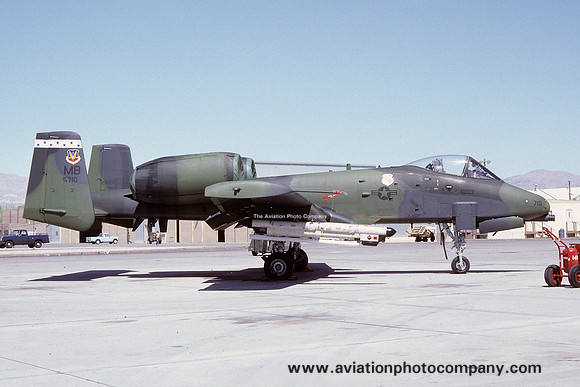 USAF 354 TFW 355 TFS Fairchild A-10A Thunderbolt 78-0710/MB (1981)