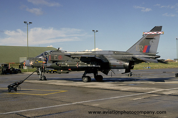 RAF 6 Squadron Sepecat Jaguar GR.1 XX733/ER at RAF Lossiemouth (1993)