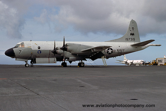 US Navy VP-24 Lockheed P-3C Orion 157319/LR-7 at Keflavik (1977)