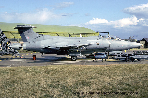 RAF 12 Squadron Blackburn Buccaneer S.2 XV332 at RAF Lossiemouth (1993)