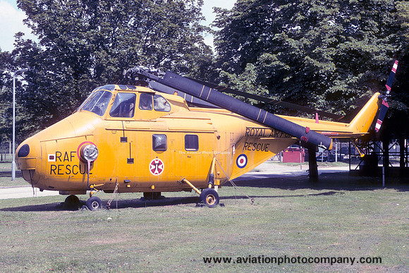 RAF 22 Squadron Westland Whirlwind HAR.10 XJ729 displayed at RAF Finningley (1993)