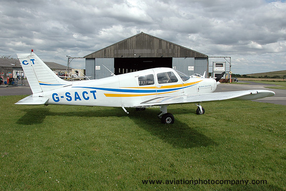 Sherburn Aero Club Piper PA-28 Cadet G-SACT at Sherburn (2015)
