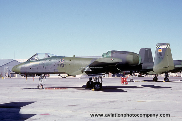 USAF 364 TFW 356 TFS Fairchild A-10A Thunderbolt 78-0676/MB (1981)