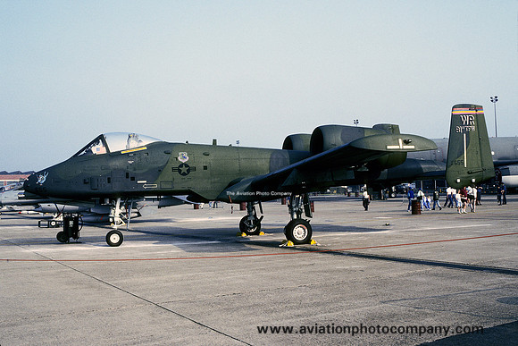 USAF 81 TFW Fairchild A-10A Thunderbolt 82-0655/WR at the Mildenhall Air Fete (1992)