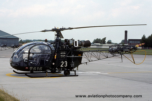German Army HFWS Sud Alouette II 76+16 (1997)