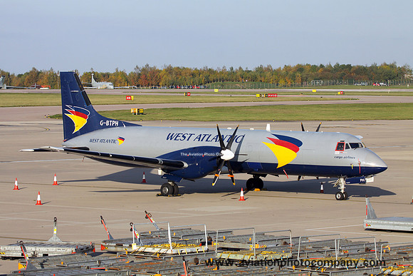 West Atlantic BAE ATP G-BTPH at East Midlands (2015)