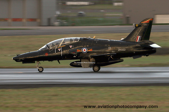 RAF 4 Squadron BAE Hawk T.2 ZK022/M at Prestwick (2022)