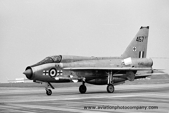 RAF 226 OCU 145 Squadron English Electric Lightning T.5 XS457 (1969)