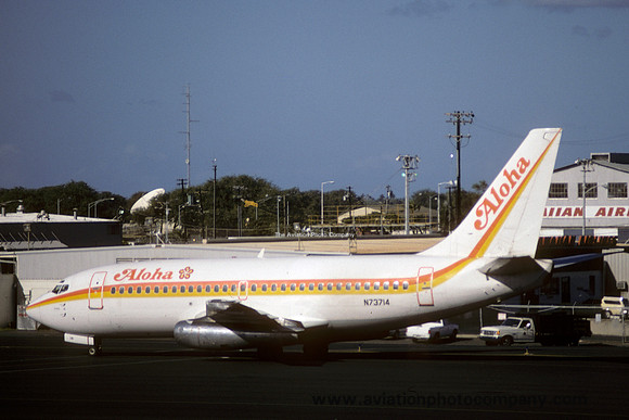 Aloha AIrlines Boeing 737-200 N73714 (1993)