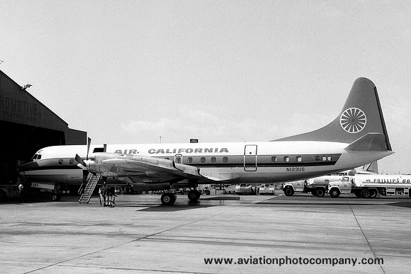Air California Lockheed Electra N123US (1971)