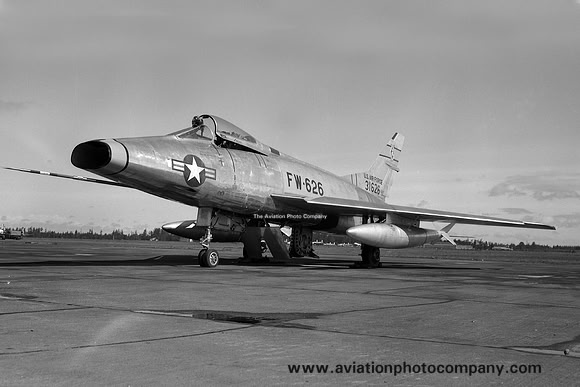 USAF North American F-100A Super Sabre 53-1626