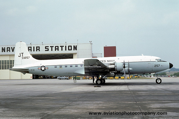 US Navy VR-52 Douglas C-118A Liftmaster 533257/JT (1977)