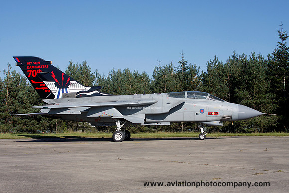 RAF 617 Squadron Panavia Tornado GR.4 ZA412 at RAF Marham (2015)