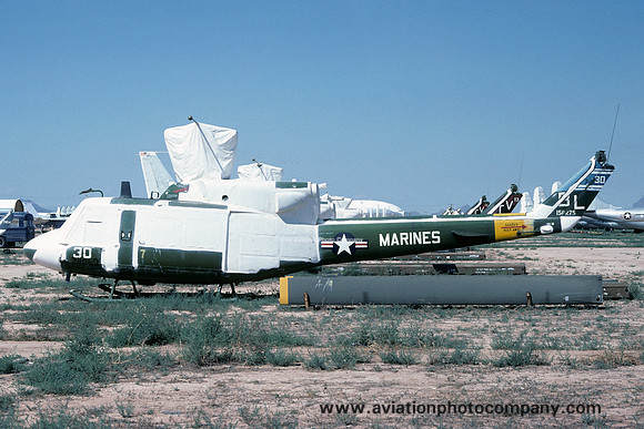 US Marines HML-269 Bell UH-1N 158275/BL-30 at MASDC Davis Monthan (1978)