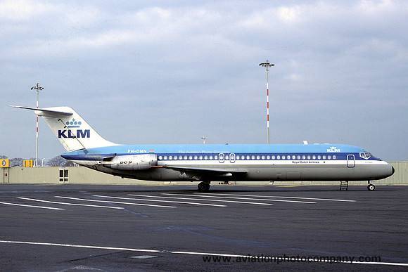 KLM Douglas DC-9-32 PH-DNH at Newcastle (1980)