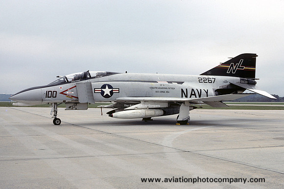 US Navy VF-51 McDonnell F-4J Phantom 152267/NL-100 (1975)