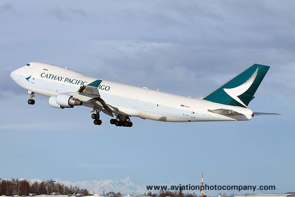Cathay Pacific Cargo Boeing 747-400F B-LIB at Anchorage IAP (2016)