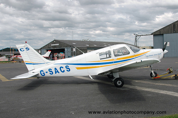 Sherburn Aero Club Piper PA-28 Cadet G-SACS at Sherburn (2015)