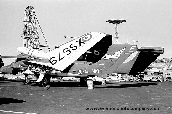 Royal Navy 899 Squadron De Havilland Sea Vixen FAW.2 XS579/E132 on HMS Eagle (1968)