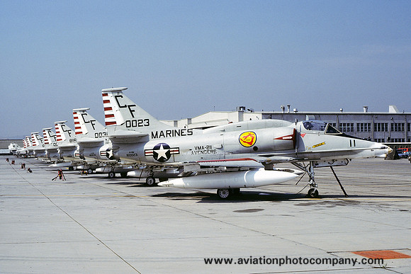 US Marines VMA-211 Douglas A-4M Skyhawk 160023/CF-11 (1978)
