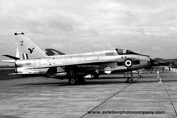 RAF 23 Squadron English Electric Lightning T.5 XS417/Z (1972)