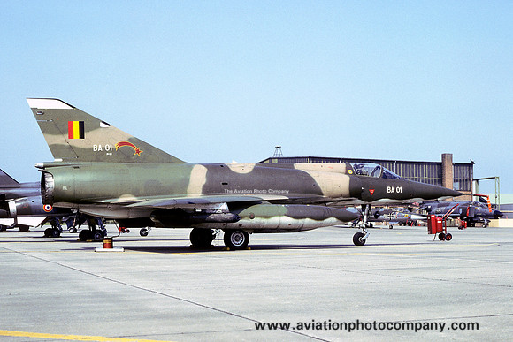 Belgian Air Force 2 Wing 2 Sml Dassault Mirage 5BA BA-01 (1981)