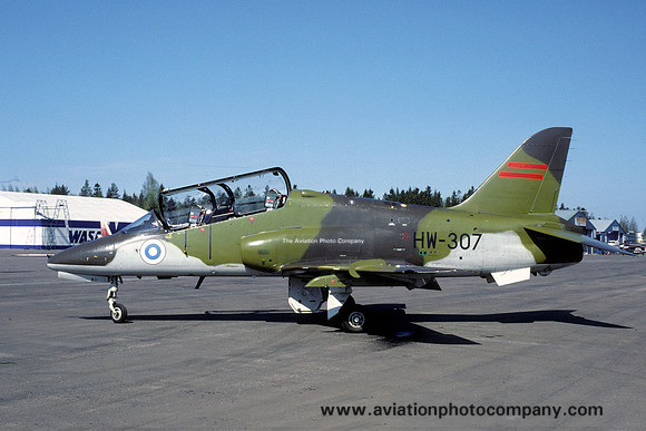 Finnish Air Force Hawker Siddeley Hawk T.51 HW-307 (1988)
