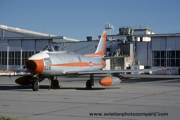 US Navy NWC North American QF-86F Sabre 56-2884/828 (1990)