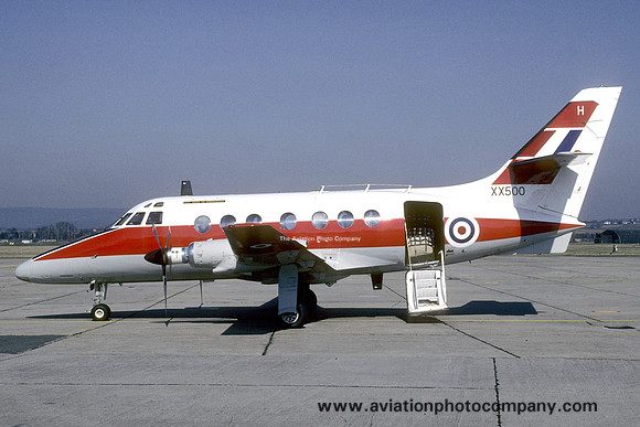 RAF 6 FTS Handley Page Jetstream T.1 XX500/H (1993)