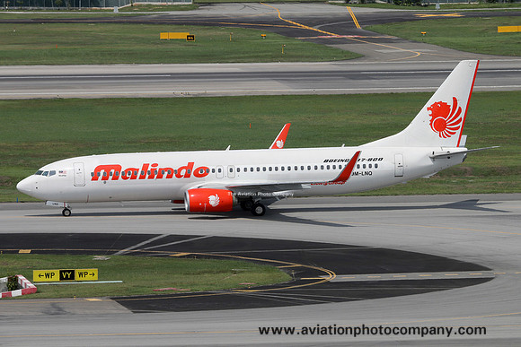 Malindo Air Boeing 737-800 9M-LNQ at Singapore IAP (2016)