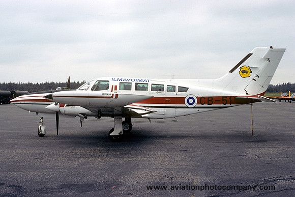 Finnish Air Force Cessna 402 CB-51 (1977)