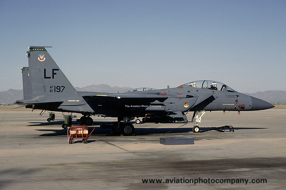 USAF 58 FW 555 FS McDonnell Douglas F-15E Strike Eagle 87-0917/LF (1992)