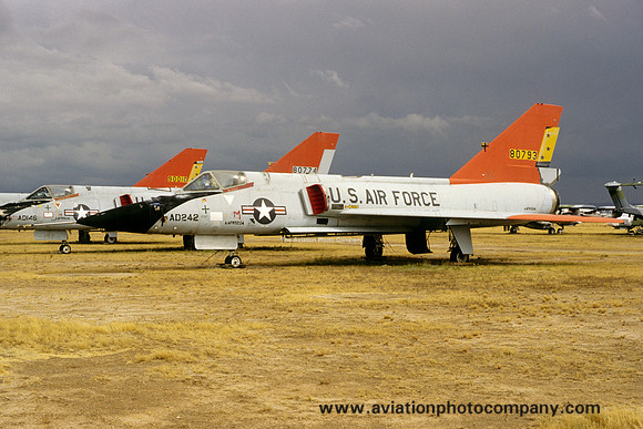 USAF Convair QF-106A Delta Dart 58-0793 at AMARC Davis Monthan (2000)