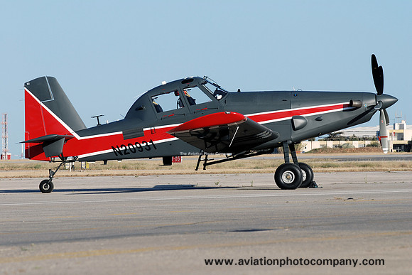 UAE Air Force Air Tractor AT-802U N20931 on delivery through Malta Luqa (2013)