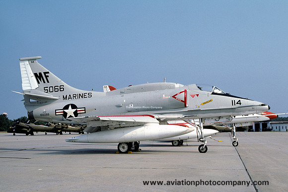 USMC VMA-142 Douglas A-4F SKyhawk at NAS Atlanta (1977)