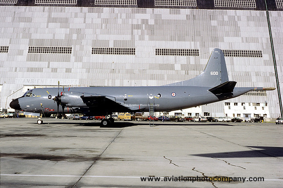 Norwegian Air Force 335 Skv Lockheed P-3B Orion 600 at Moffett Field (1981)