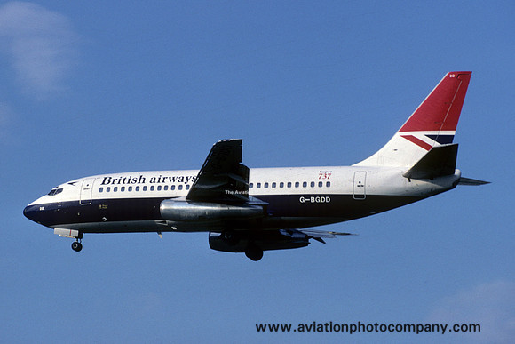 British Airways Boeing 737-200 G-BGDD (1980)
