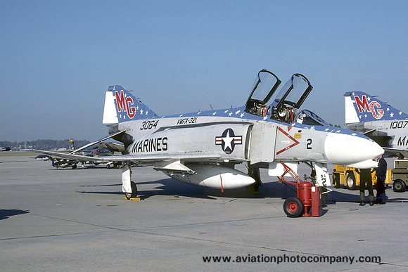 USMC VMFA-321 McDonnell F-4B Phantom 153064/MG-2 (1976)