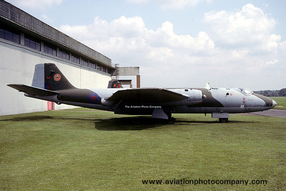 RAF 13 Squadron English Electric Canberra PR.7 WH775 displayed at Cosford (1992)