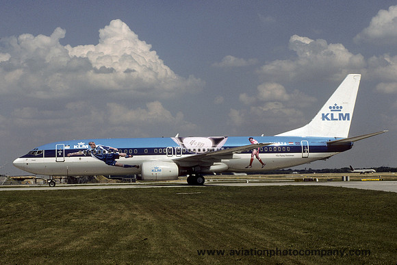 KLM Boeing 737-800 PH-BXA at Munich (2000)