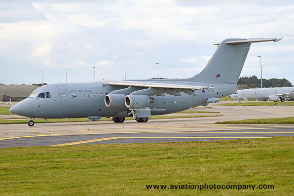 RAF 32 Squadron BAe 146 C.3 ZE708 at Lossiemouth (2015)