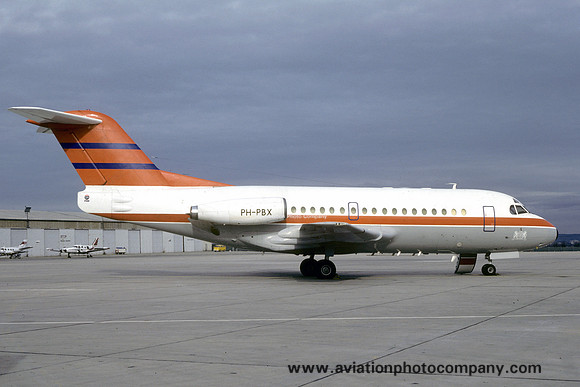 Dutch Government Fokker F-28-1000 PH=PBX (1982)