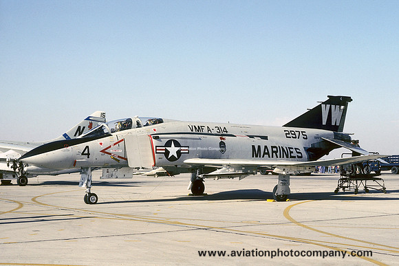 US Marines VMFA-314 McDonnell F-4N Phantom 152975/VW-4 (1978)