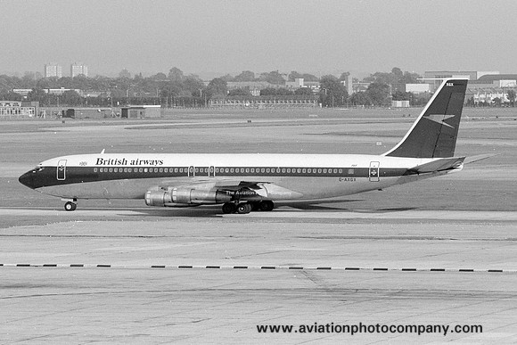 British Airways Boeing 707-300C G-AXGX